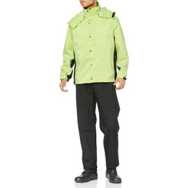 [Document] Rain Suit Helmet Compatible Hood Breathable Waterproof, lime