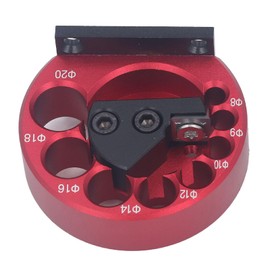 Dowel Maker, 8 to 20 mm 8 Hole Dowel Maker, Round Dowel Cutter Plate Made of Aluminium Alloy with Carbide Blade and Wrench, for Woodworking, Pins