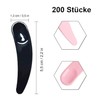 200 Pieces Mini Cosmetic Spatulas, Cosmetic Mask Scoop, Cream Spatula