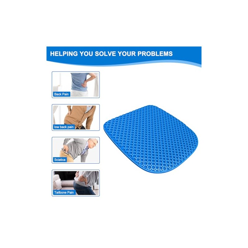 Large Gel Seat Cushion for Ultimate Comfort and Support