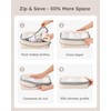 4 Set Compression Packing Cubes for Travel, Bonus Versatile Drawstring