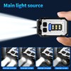 PINSAI 2 Pack Mini Keychain Flashlight with Clip, LED Magnetic