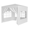 10x10 Outdoor Party Tent with 4 Removable Walls - Wedding