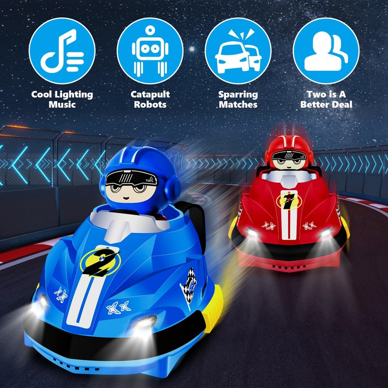 JONRRYIN Remote Controlled Against Each Other Toy Car, 2 Pieces