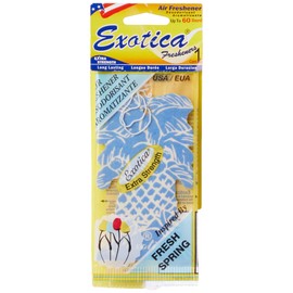 Exotica 76PT24C1FSP Fresh Spring Scent Plam Tree Air Freshener Strips