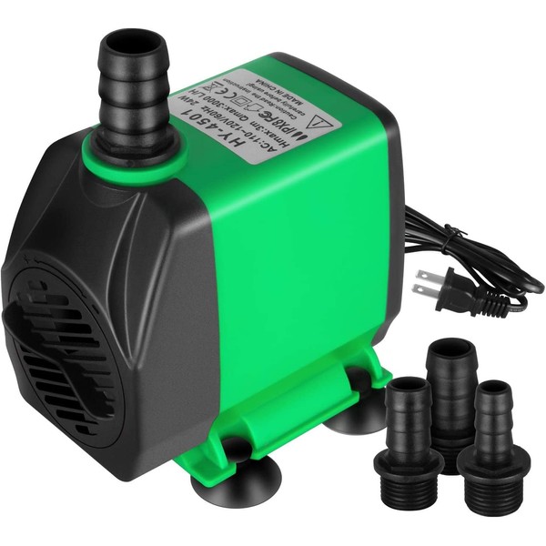 Simple Deluxe 60W 800GPH Submersible Pump (3000L/H), Ultra Quiet (10ft