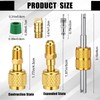 Mudder 18 Pcs R32 R454b A2l Adapter Kit for Split