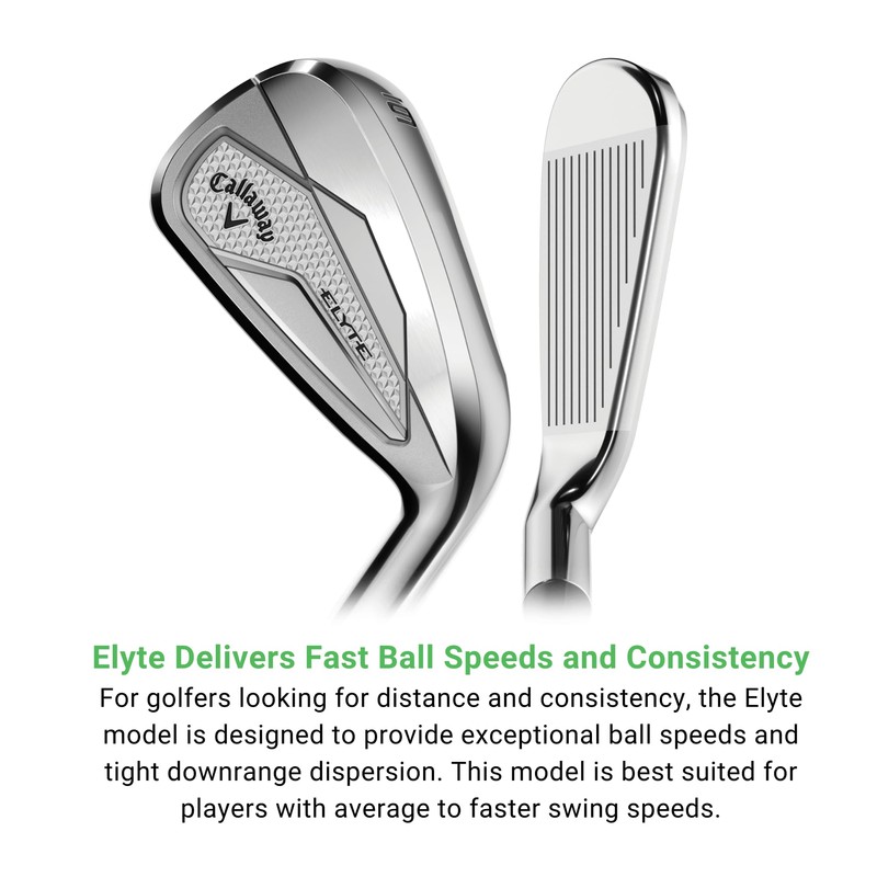 Callaway Golf Elyte Individual Iron (5 Iron, Regular, Graphite, Right)