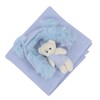 3pcs Baby Photography Props Soft Newborn Photo Blanket Doll Hat