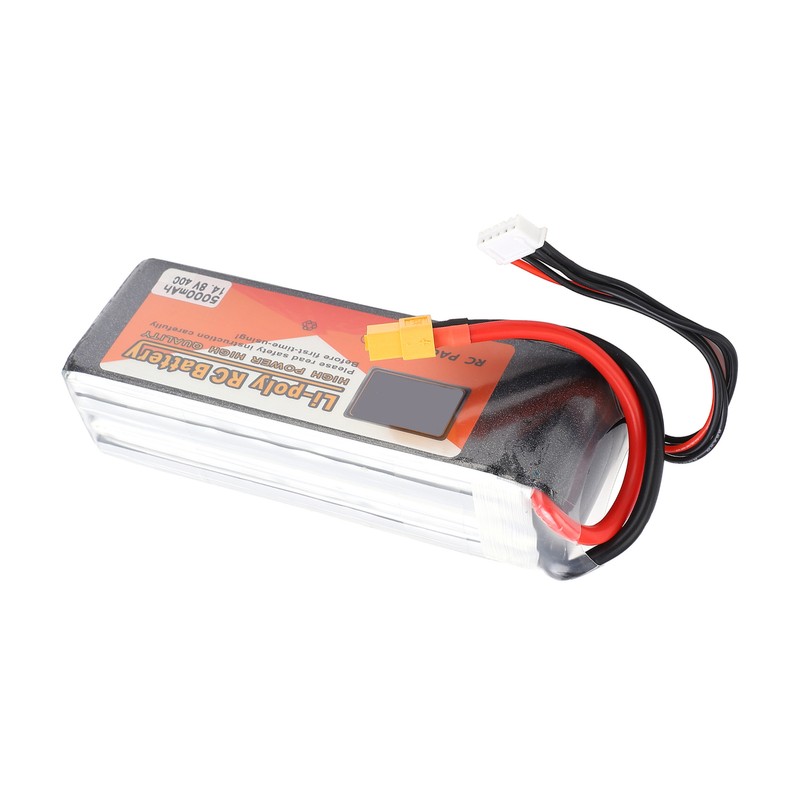 14.8V 5000mAh 40C 4S XT60 Plug LiPo Battery for FPV