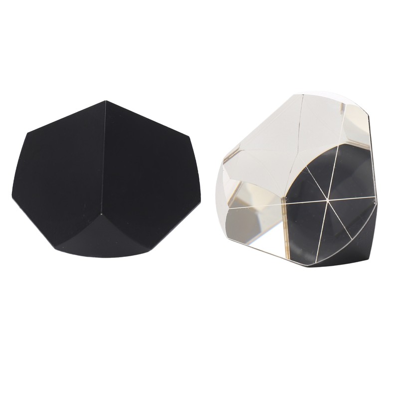 Corner Cube Prism High Accuracy Silver Coated K9 Optical Glass