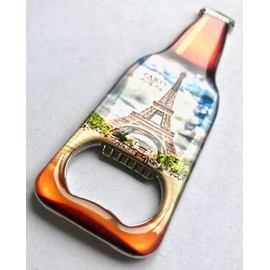 Paris France Souvenir Paris Magnetic Bottle Opener Decoration Magnetic Bottle Opener Paris Travel Keepsake