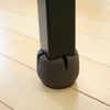 WAKI GK-813 Wide Felt Cap for Square Legs, Large, Dark