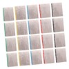 Operitacx 100pcs Sheet Data Protection Film Page Protector Colored Binder