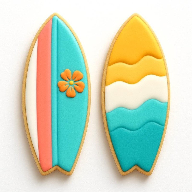 Surfboard 4.75 Inch Cookie Cutter from The Cookie Cutter Shop