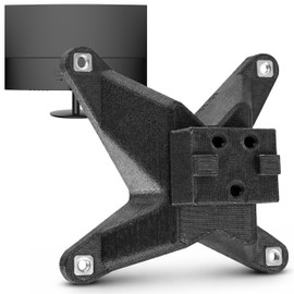 3IDEE VESA Adapter Compatible with Koorui Monitor (24N5C) - VESA Mount 75 x 75 mm - For Monitors without VESA Connection - for Mounting on a Monitor or Wall Mount