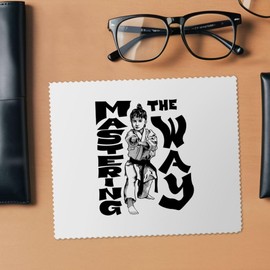 2 x 'The Journey to Mastery' Microfibre Lens/Glasses Cleaning Cloths (LC00032508)