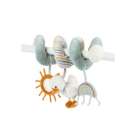 Toy Spiral Duck Edda Lou Activity Toy for Attaching to Baby Seat, Pram or Playpen