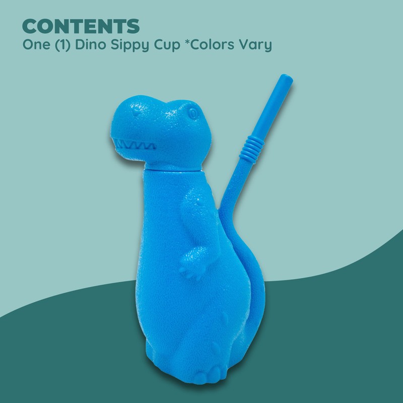 Brite Concepts Dinosaur Shaped Sippy Cup, Bottle for Kids: Holds