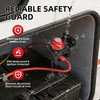 Battery Disconnect Switch with Aluminum Mounting Bracket, 12V-48V Waterproof Marine