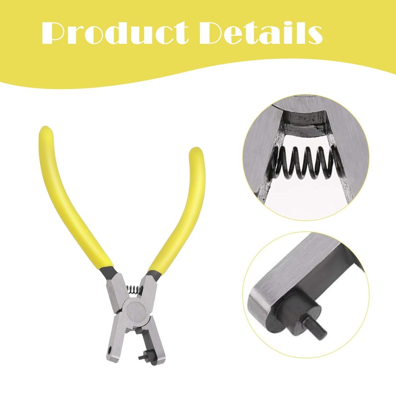 Plier Shoe Strap Hole Puncher,Watch Band Leather Hole Punch,Universal 2.0mm