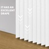 AJAZZ Set: Curtain Rods No Drilling (38-53" W Adjustable Range)