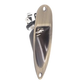 Guitar Input Output Jack Socket, Versatile Replacement Easy Installation Boat Style Guitar Input Output Jack 1/4in for Maintenance (GT46 Black Plughole)