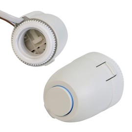 Midline Valve NQB200 Thermostatic Actuator Valve for PEX Manifold; 24V 2 Wire, white