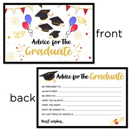 Graduation Advice Cards 2022 - 30 Pack - Graduation Party Supplies 2022 - Advice for The Graduate Graduation Party Favors Table Games Props