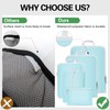 Compression Packing Cubes Set, Ultralight Expandable Travel Organizers for Carry