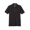French Toast Little Boys' Toddler Short Sleeve Pique Polo, Black,