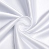 DuShow Fitted Sheet-Deep Pocket Satin Silky Bed Sheet,Breathable Soft and