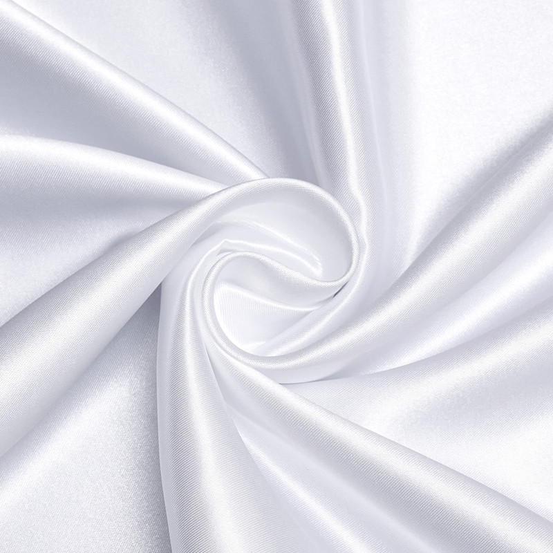 DuShow Fitted Sheet-Deep Pocket Satin Silky Bed Sheet,Breathable Soft and