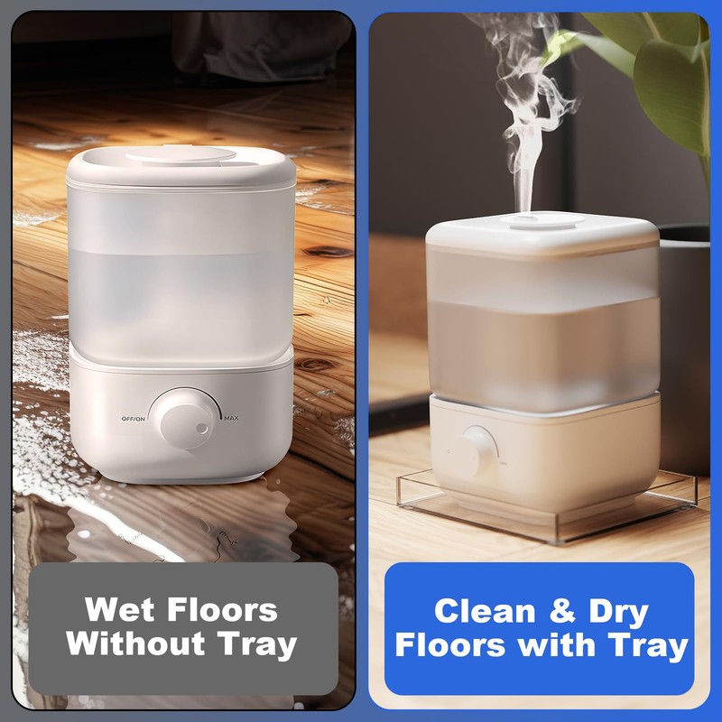 Homakover Acrylic Humidifiers Tray for LEVOIT Classic 160 Top-Fill Humidifiers