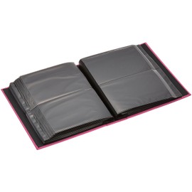 Nakabayashi TCPK-L-160-HP Pocket Album, 160 Pockets, 3.5 x 5 inch Photos (L-size), Happy Pink