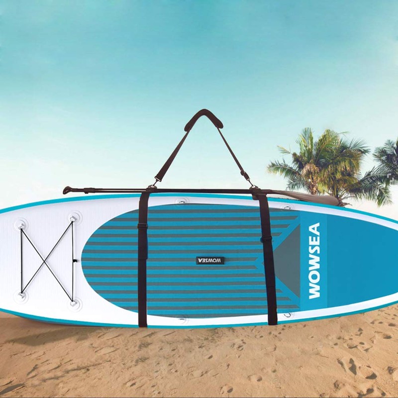 WOWSEA SUP Portable Heavy Duty Stable Adjustable Surfboard Shoulder Strap
