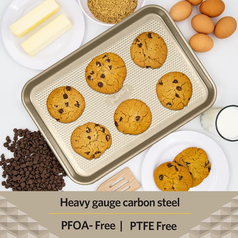 Glad Premium Nonstick Cookie Sheet – Heavy Duty Baking Pan