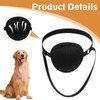 Classicseali 2pcs Eye Patch for Dogs, Adjustable Dog Eye Patch,