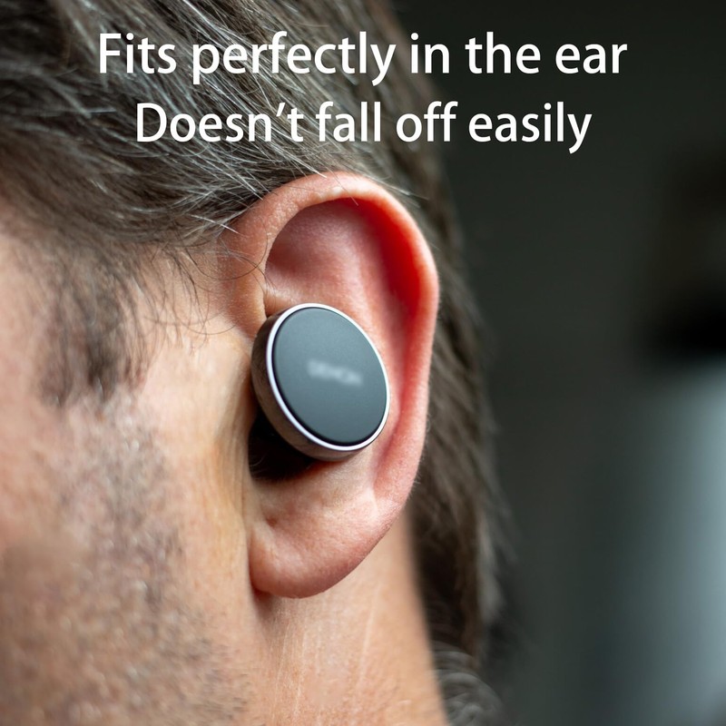 NANLANFAN Replacement Silicone Ear Tips for Denon Perl Pro Earbuds,