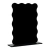 JINMURY 10 Pack Black Scalloped Acrylic Signs with Bases, 5x7
