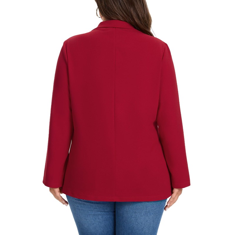 MINTLIMIT Casual Plus Size Blazer Women Long Sleeve Notch Lapel