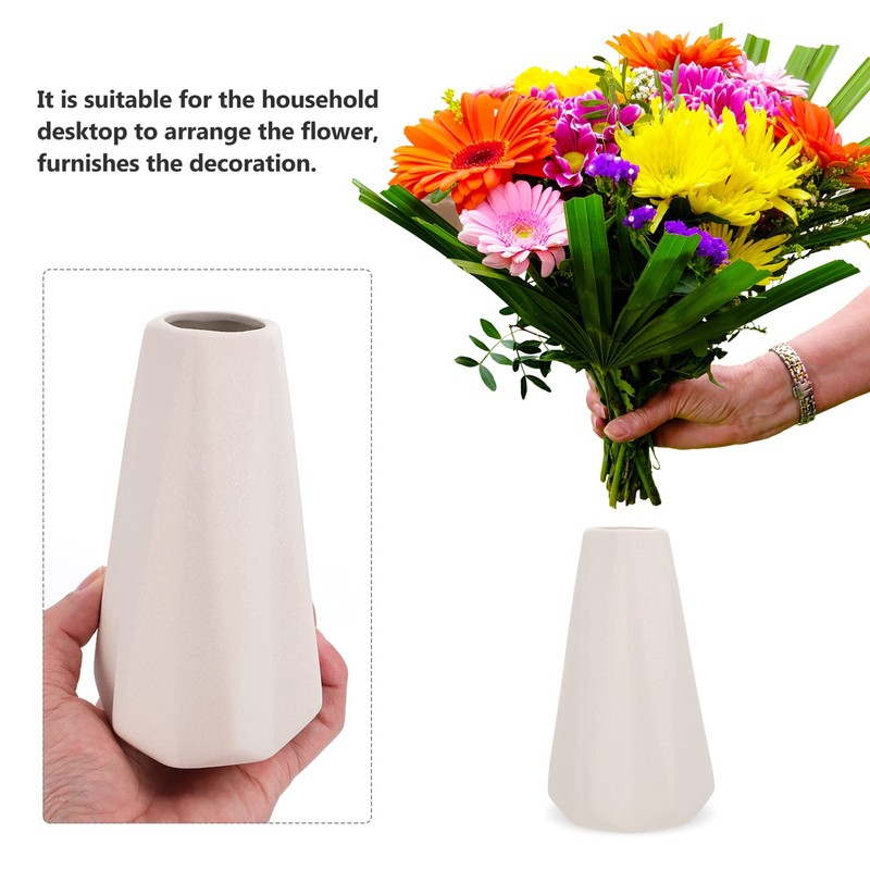 GRIRIW Decorative Ceramic Vase Flower Pots for Home Hotel Hydroponic