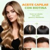 Aceite De Biotina Natural 150ml Crecimiento Del Cabello