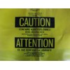 NEW 3MM YELLOW ASBESTOS DISPOSAL BAGS (PACK OF 50) 33"