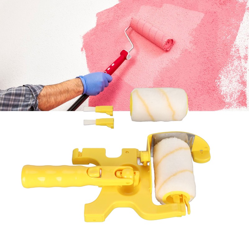 Edger Roller Brush Long Handle Multifunctional Handheld Paint Roller Brush