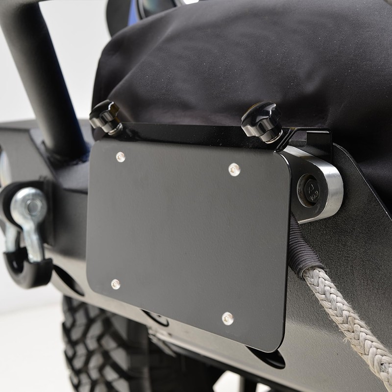 ZORASEN Universal Front License Plate Frame for 10" Winch Hawse