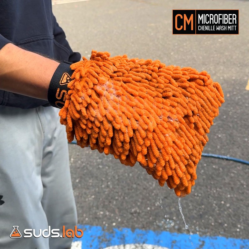 Suds Lab CM Chenille Microfiber Wash MItt - Double Sided