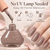 12ML Taupe Nude Nail Polish, Air Dry, No UV Lamp,