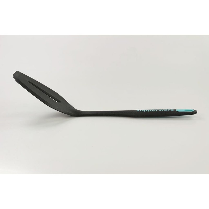 TUPPERWARE Turquoise-Black 10023 Spatula Ready to Handle