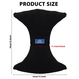 EASTROCK Bass Drum Muffling Pillow for 18-20 inches Bass Drum Dampening Pillow Muffling Pads (Black)